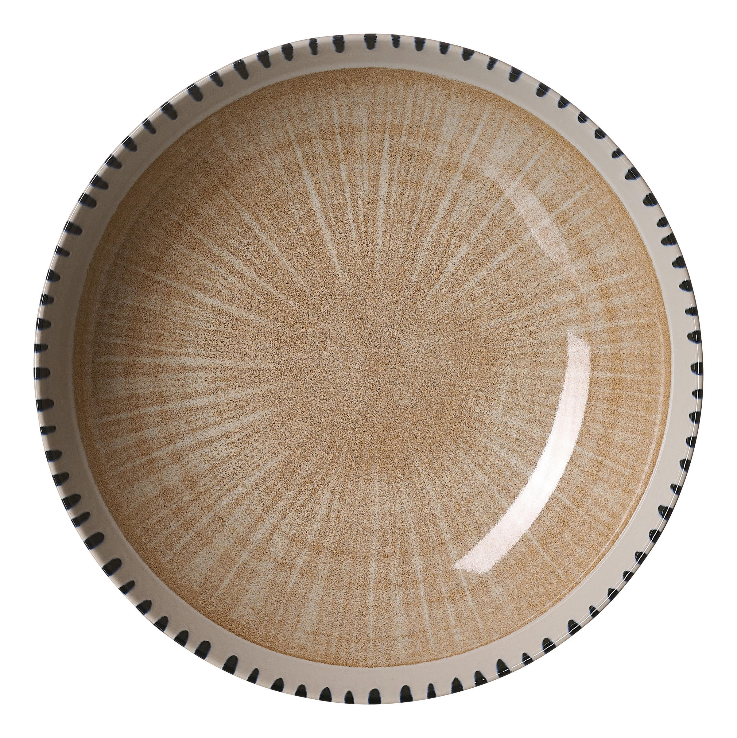 SUPPENTELLER Creme Steinzeug Natura  - Creme, KONVENTIONELL, Keramik (21/5cm) - Ritzenhoff Breker