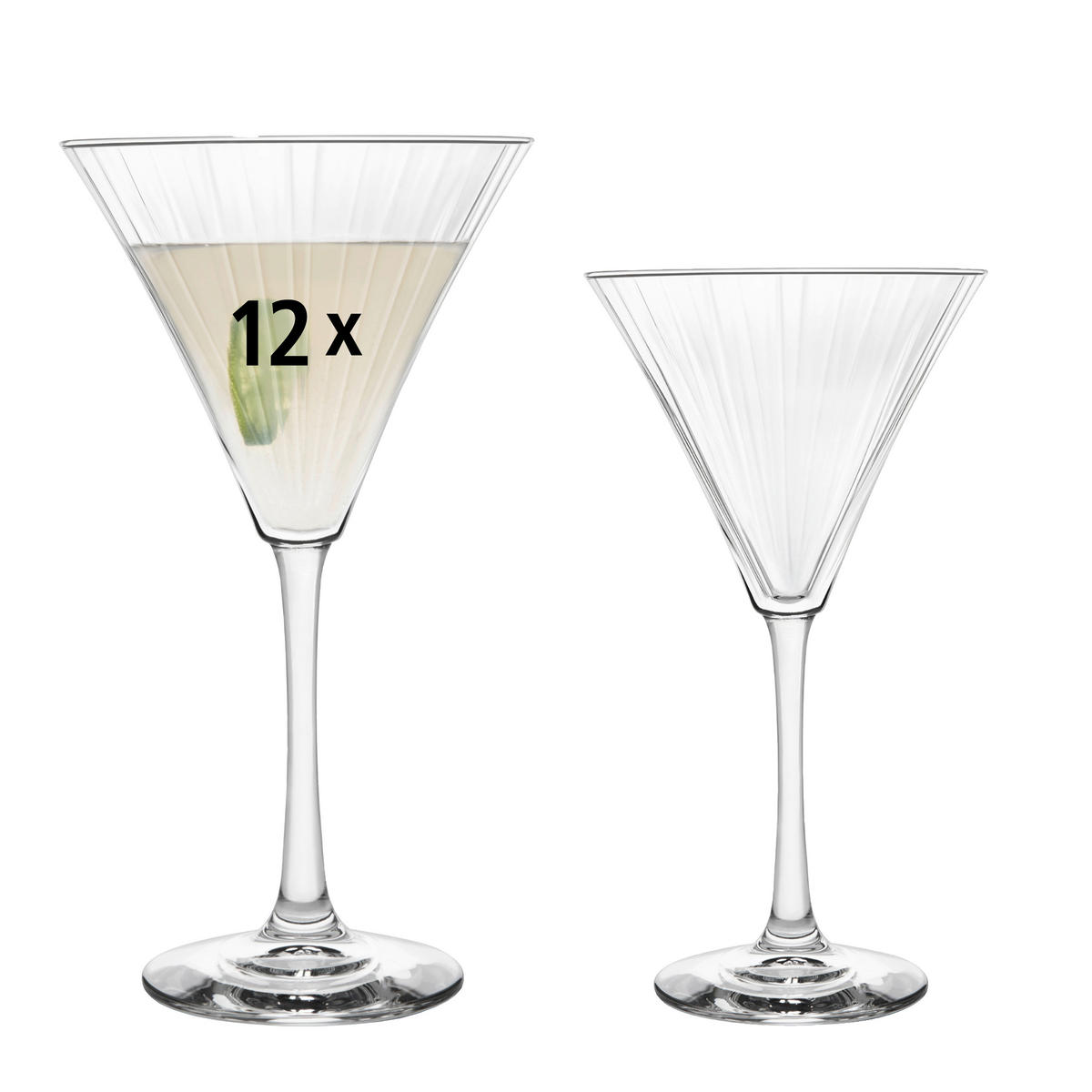 GLÄSERSET LINEAR  12-teilig  - Klar, Basics, Glas (11,5/20cm)