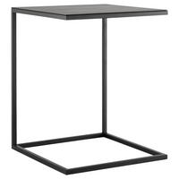 BEISTELLTISCH in Metall 40/40/50 cm  - Schwarz, Design, Metall (40/40/50cm) - Johann Jakob