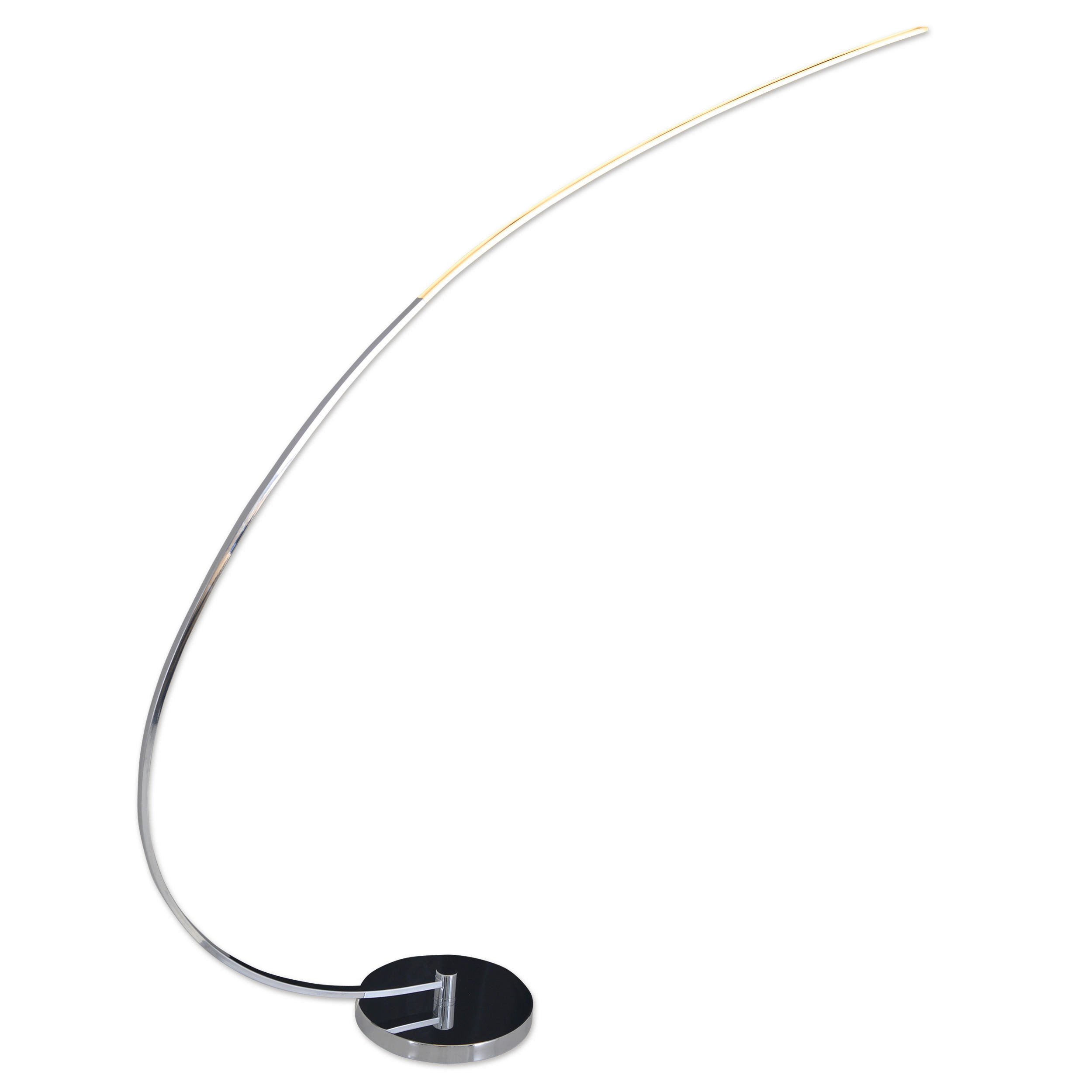 BOGENLEUCHTE 25/150 cm    - Chromfarben, Design, Metall (25/150cm) - Näve