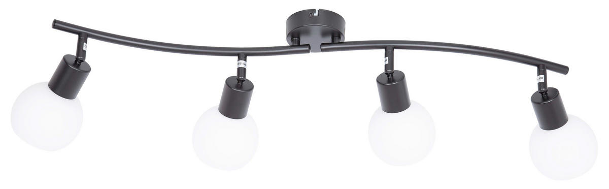 REFLEKTOR LOXY  - bela/crna, Osnovno, staklo/metal (9/70/21cm)