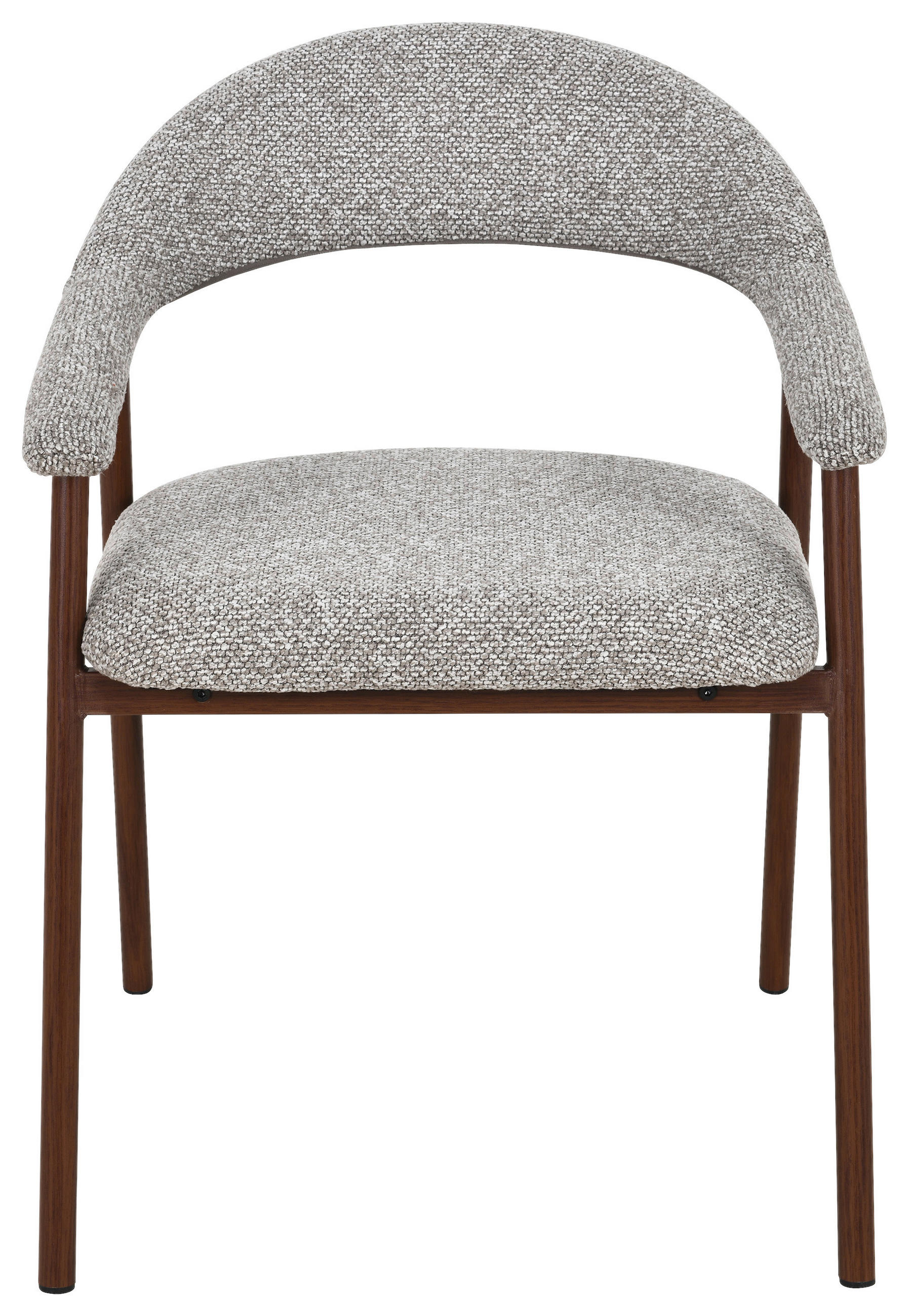 ARMLEHNSTUHL  in Eisen Bouclé  - Eichefarben/Beige, Basics, Holz/Textil (59/75/62cm) - Livetastic