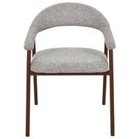 ARMLEHNSTUHL  in Eisen Bouclé  - Eichefarben/Beige, Basics, Holz/Textil (59/75/62cm) - Livetastic