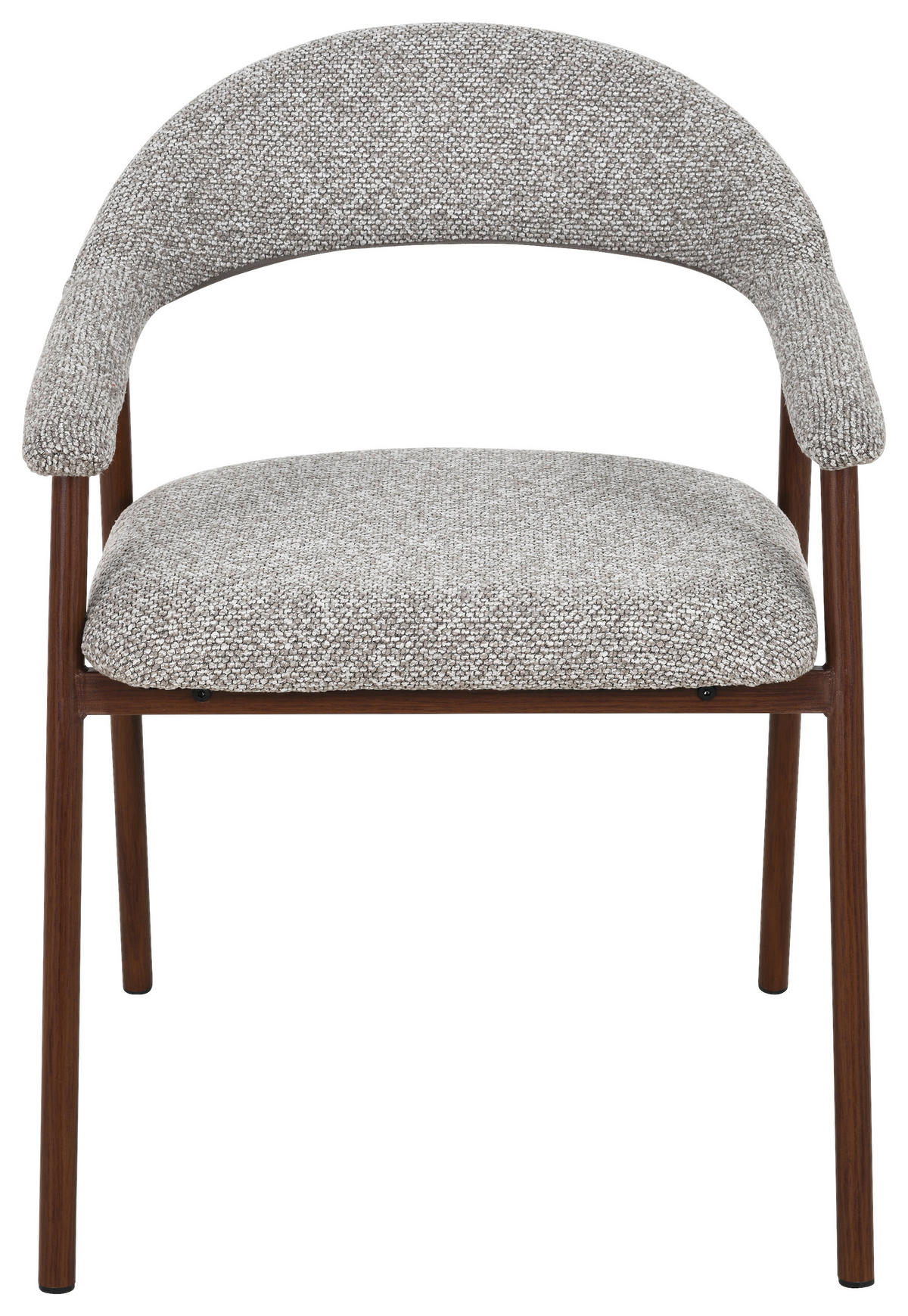 ARMLEHNSTUHL  in Eisen Bouclé  - Eichefarben/Beige, Basics, Holz/Textil (59/75/62cm) - Livetastic