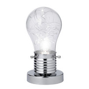 LAMPA STOLNÍ - barvy chromu, Trend, kov (12/23,5cm) - Novel