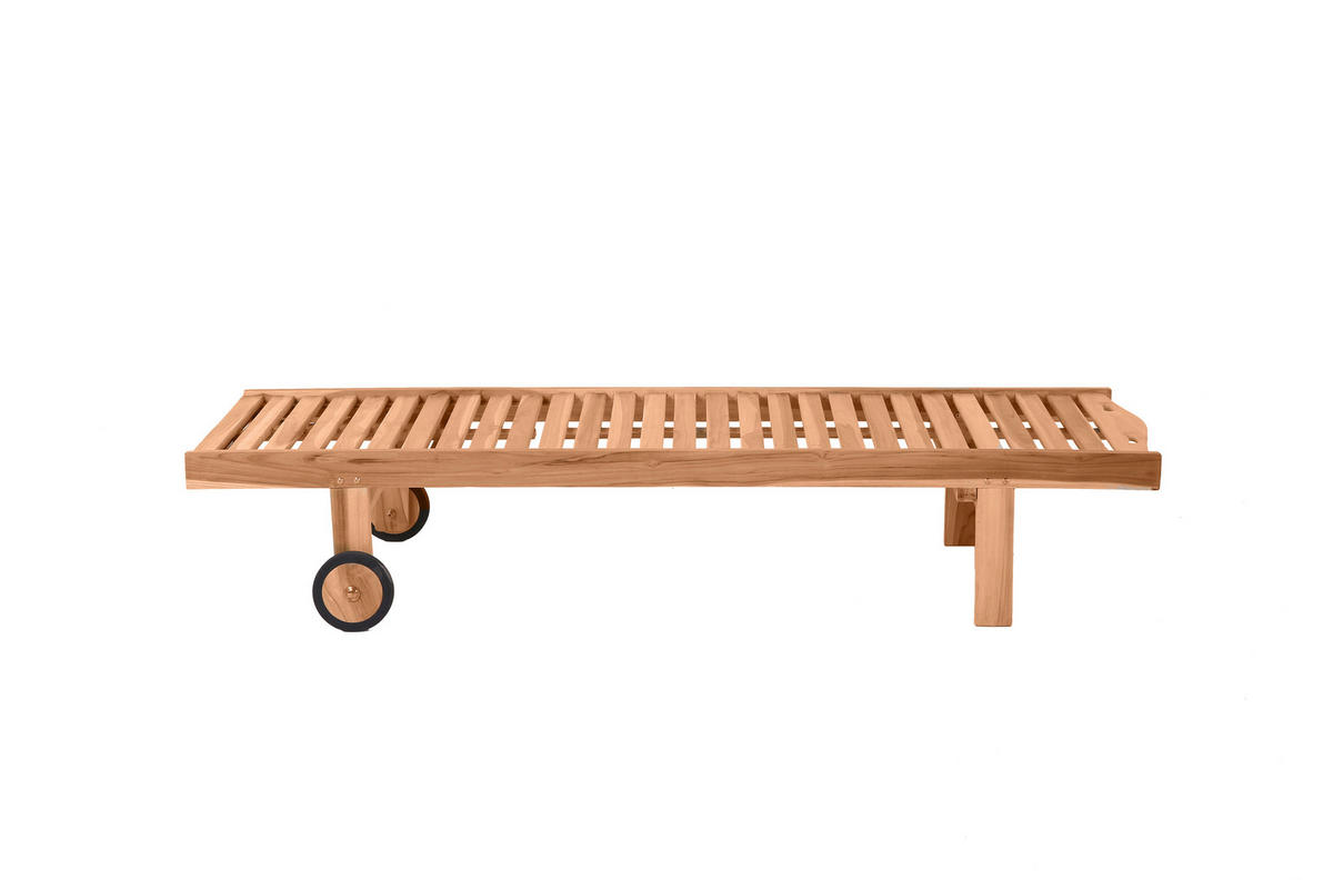 GARTENLIEGE 65/36/200 cm  - Naturfarben, Natur, Holz (65/36/200cm) - Livetastic
