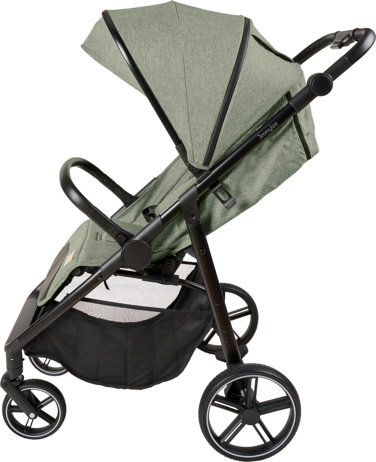 BUGGY  - Schwarz/Grün, Trend, Kunststoff/Textil (55/56/107cm) - Jimmylee