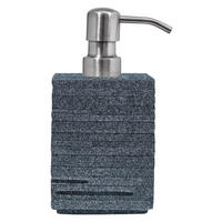 DÁVKOVAČ MÝDLA šedá - šedá, Basics, kov/plast (8/16/8cm) - Sadena