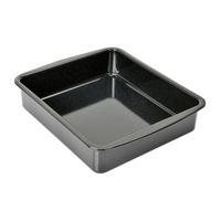 AUFLAUFFORM 36/30/8 cm   - Schwarz, Basics, Metall (36/30/8cm) - Kaiser