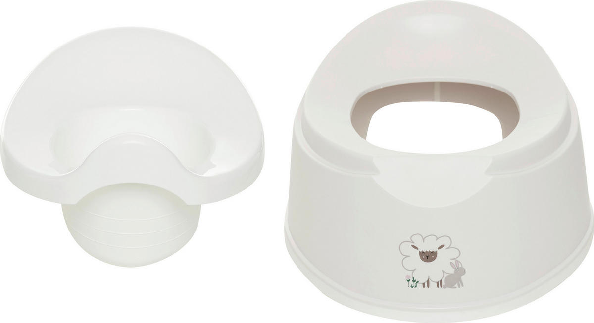 TÖPFCHEN Tiny Sheep  - Weiß, Basics, Kunststoff (29,6/22.6/17,4cm) - Bebe Jou