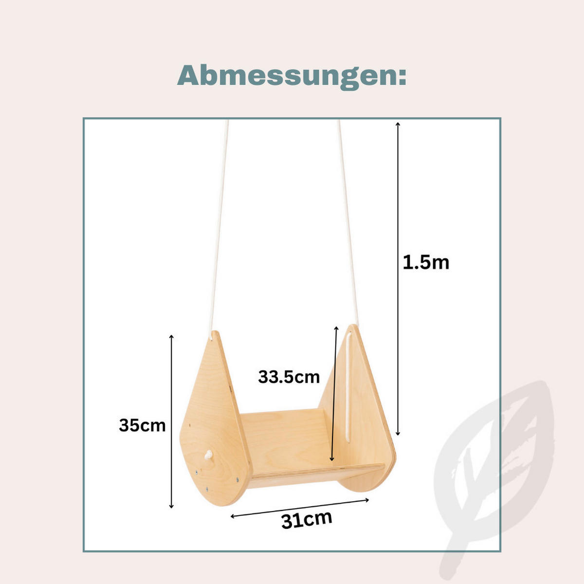 KLETTERGERÜST ZUBEHÖR Cliff  - Birkefarben, Basics, Holz (30/35/20cm) - CLIFF
