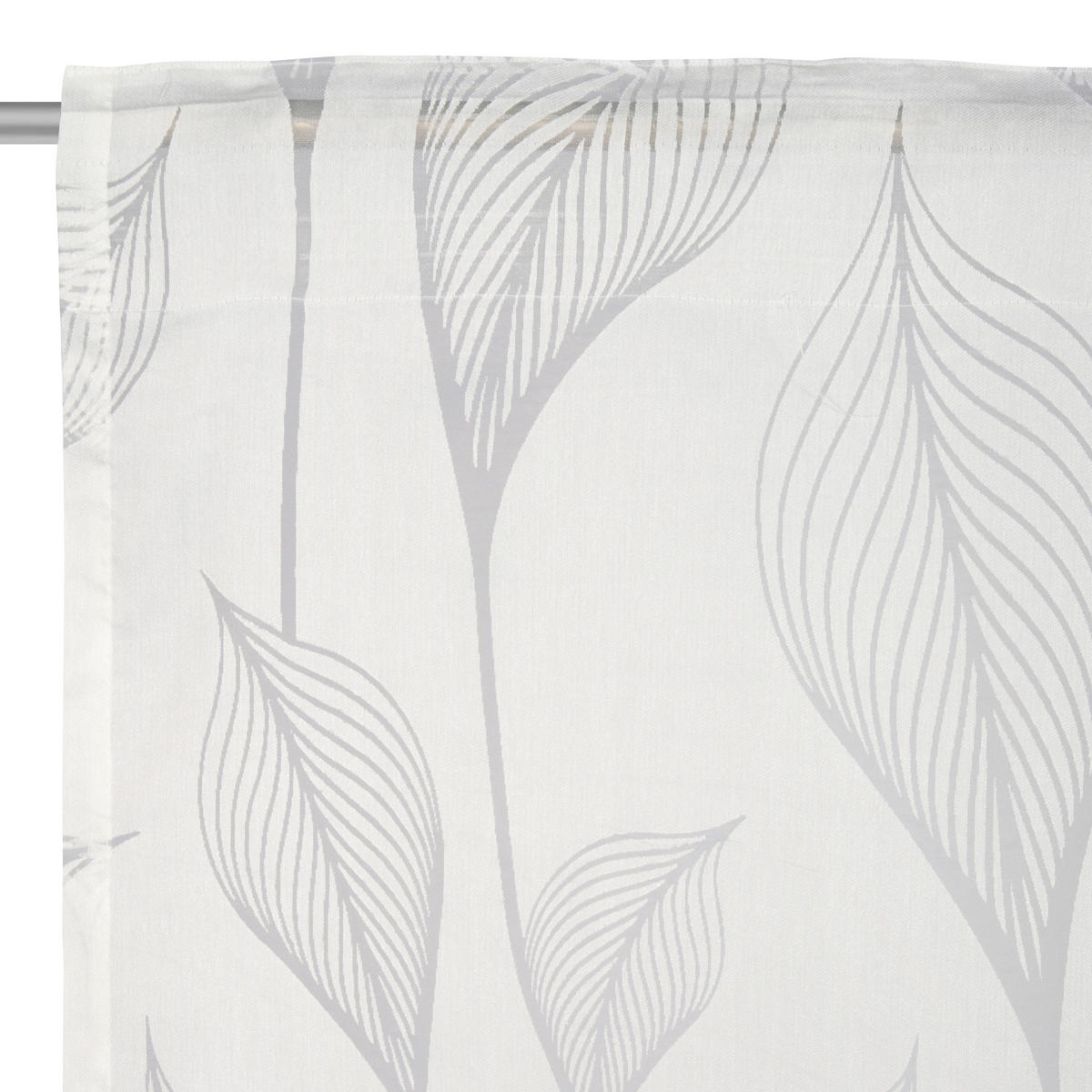 FERTIGVORHANG transparent  - Weiß, Trend, Textil (135/245cm) - Esposa