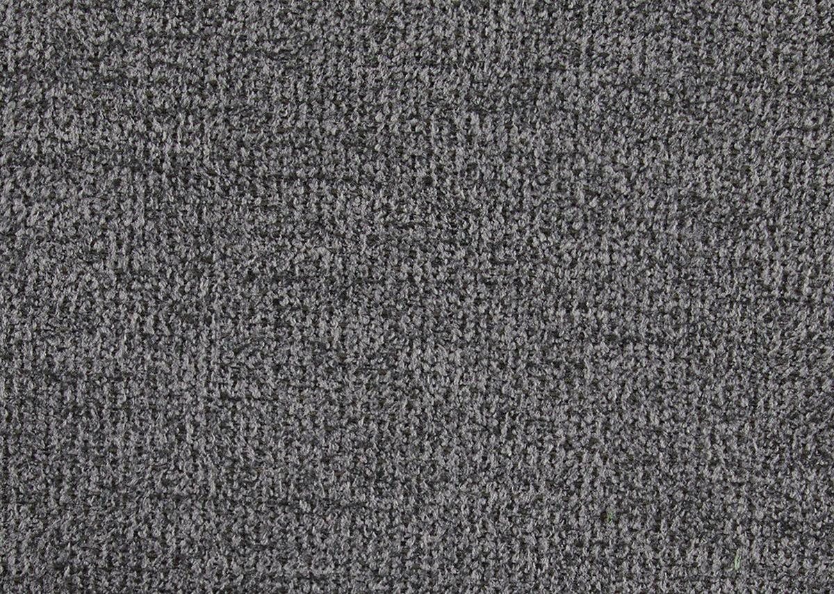 2-SITZER-SOFA in Flachgewebe Dunkelgrau  - Chromfarben/Dunkelgrau, Design, Textil/Metall (158/83/85cm) - Xora