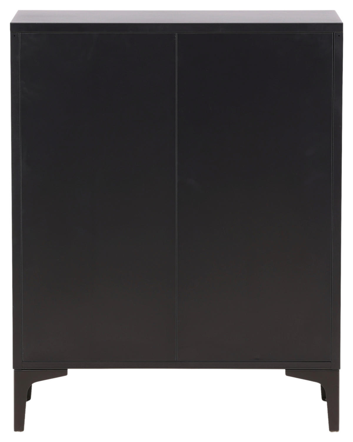 LOWBOARD  in 78/98/40 cm  - Schwarz, Design, Metall (78/98/40cm) - Livetastic