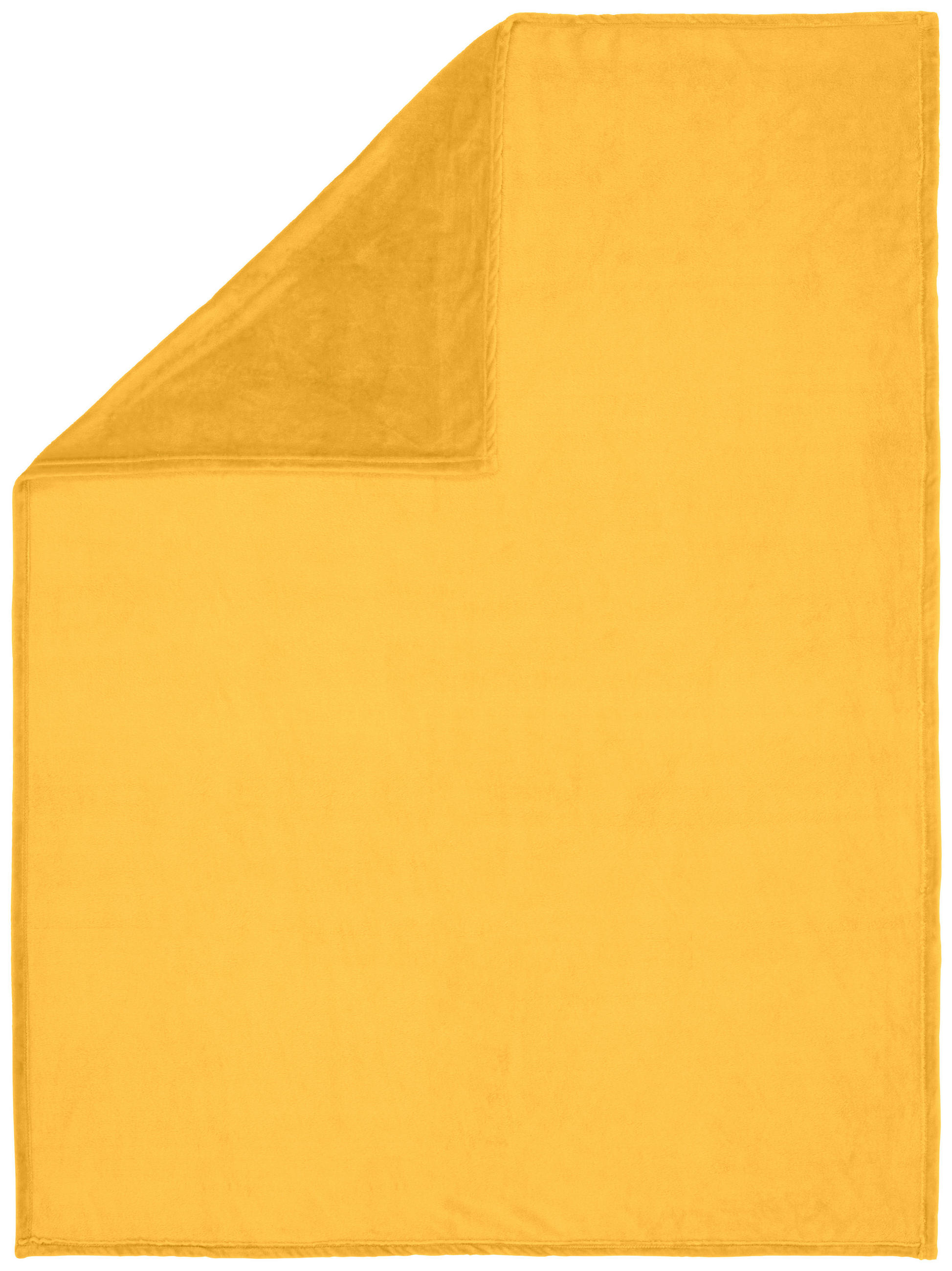 DEKA, polyester, 140/190 cm - žlutá, Basics, textil (140/190cm) - Novel