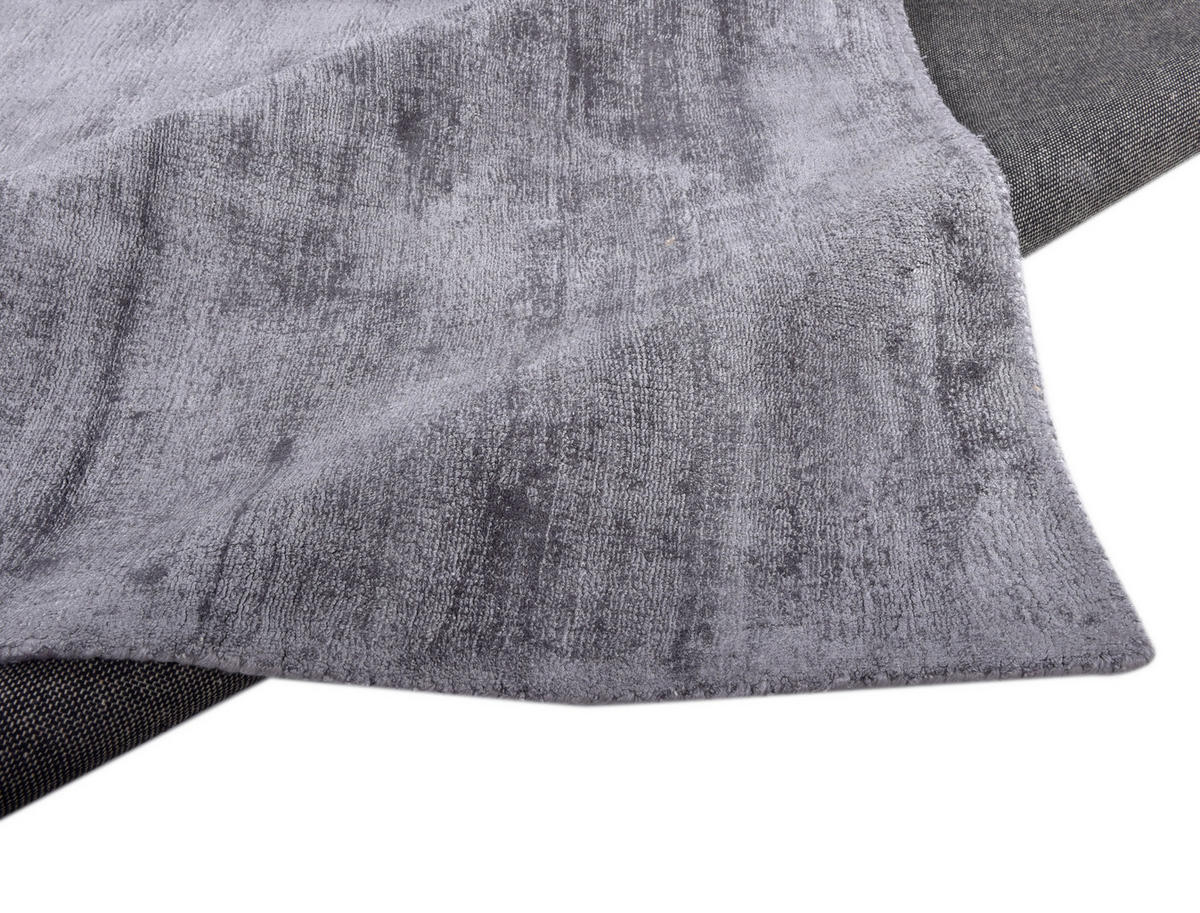 HANDWEBTEPPICH 50/80 cm Anthrazit  - Anthrazit, Basics, Textil (50/80cm) - Tom Tailor