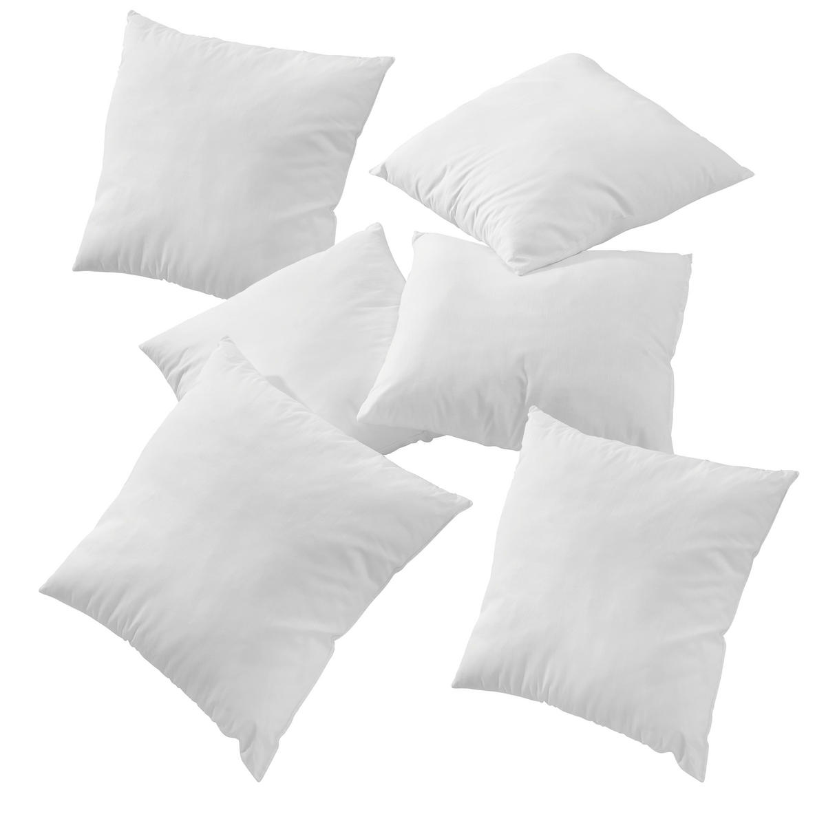 VÝPLŇ POLŠTÁŘE 40/40 cm - bílá, Basics, textil (40/40cm) - Boxxx
