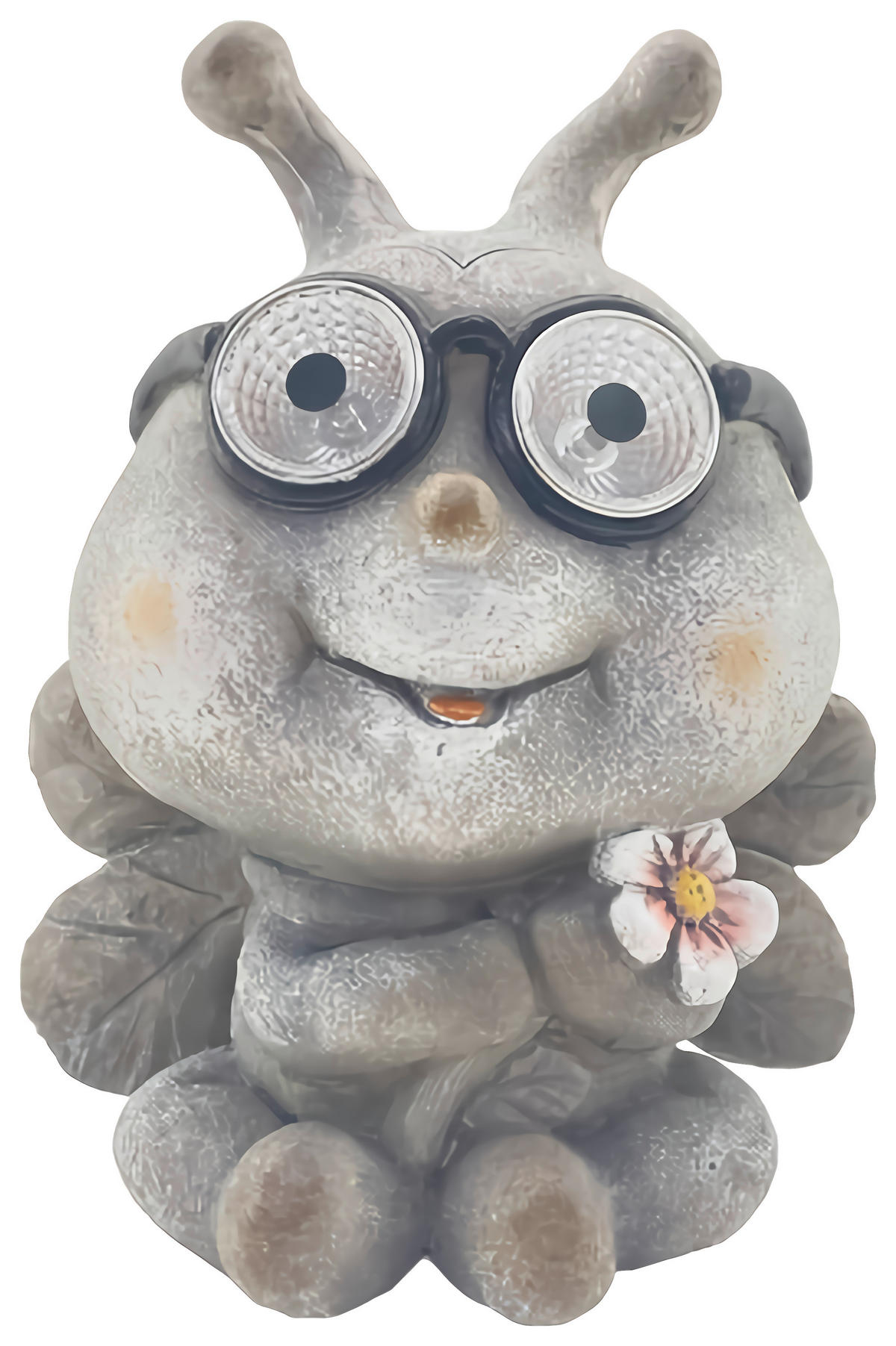 SZOLÁRLÁMPA  - szürke, Lifestyle, műanyag (17,5/22,5/13cm)