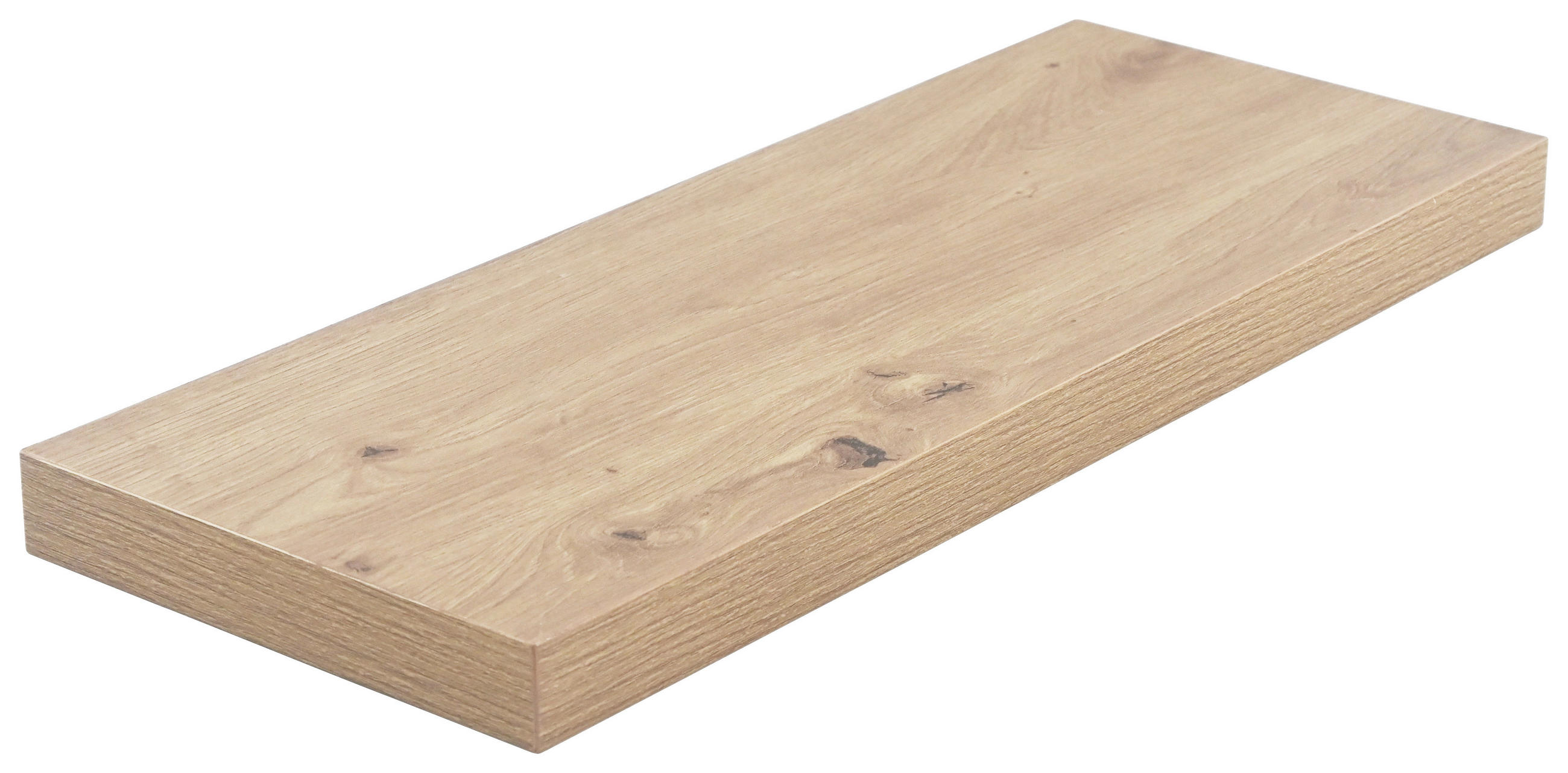 WANDBOARD Holzwerkstoff Eichefarben  - Eichefarben, Basics, Holzwerkstoff (60/3,8/23,5cm) - Boxxx