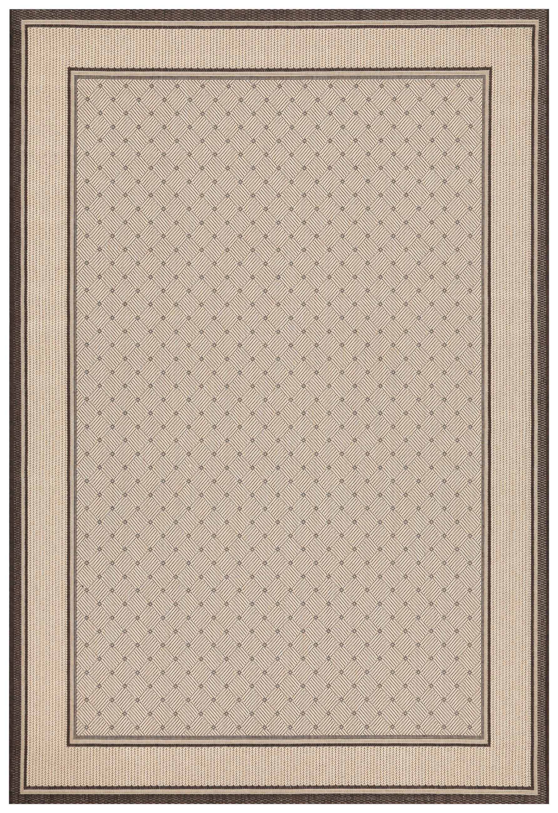 FLACHWEBETEPPICH  Wohnzimmer 60/110 cm Braun  - Braun, Basics, Textil (60/110cm) - Novel