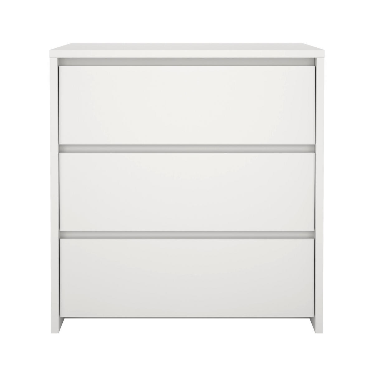 KOMMODE  in 80/84/48 cm  - Weiß, KONVENTIONELL, Holzwerkstoff (80/84/48cm) - Boxxx