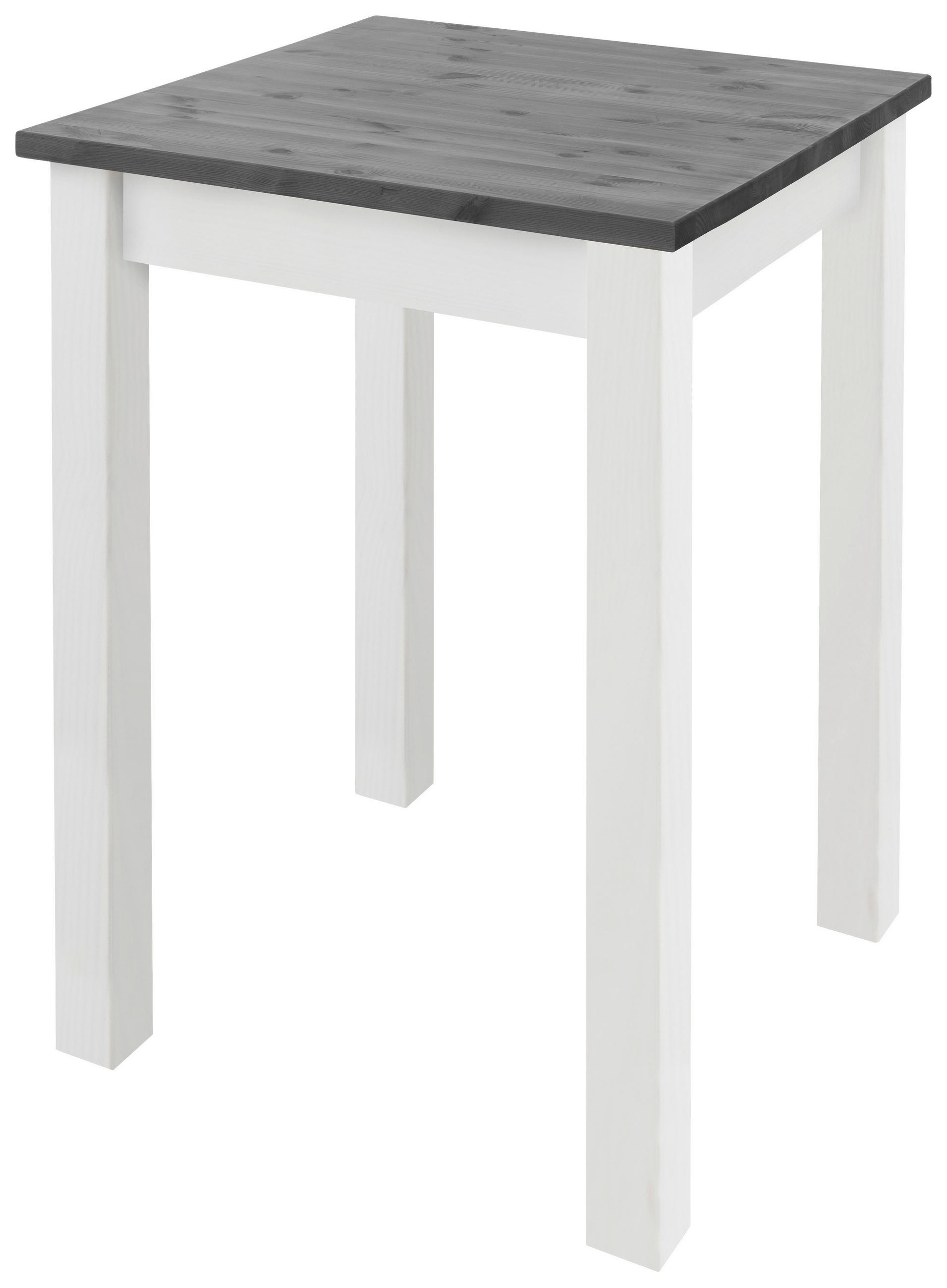 BARTISCH  - Weiß/Grau, ROMANTIK / LANDHAUS, Holz (78/78/103cm) - Boxxx