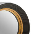 WANDSPIEGEL 38,5/38,5/6,5 cm  - Goldfarben/Schwarz, Design, Glas/Holzwerkstoff (38,5/38,5/6,5cm) - Novel