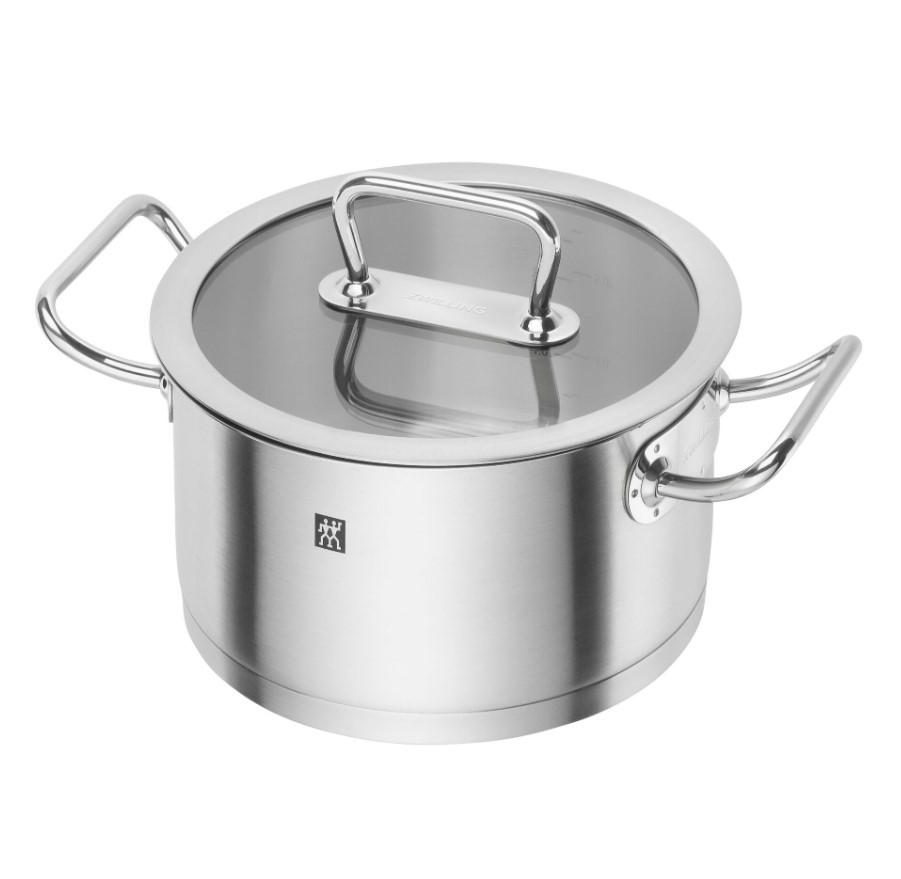 GRYTA FÖR KÖTT  - stålfärgad, metall (24cm) - Zwilling