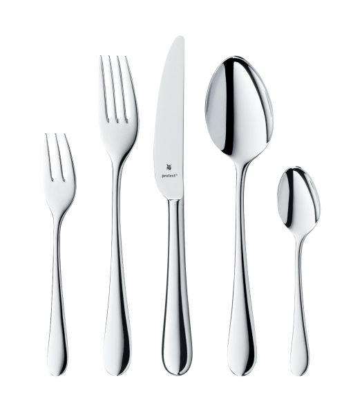 BESTECKSET Merit 30-teilig Edelstahl  - Edelstahlfarben, Basics, Metall - WMF