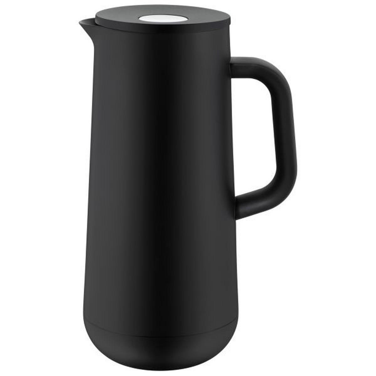 ISOLIERKANNE IMPULSE TEA 1 L  - Schwarz, Basics, Glas/Kunststoff (1,0l) - WMF