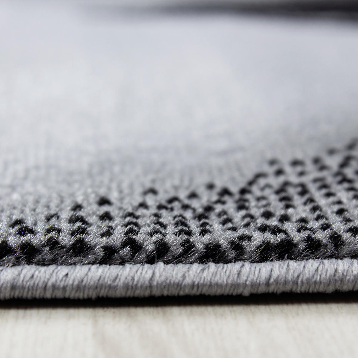 TKANÝ KOBEREC, 160/230 cm, čierna - čierna, Konventionell, textil (160/230cm) - Novel