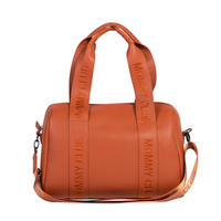 WICKELTASCHE Mommy Club Vegan Leder Braun  - Schwarz/Braun, KONVENTIONELL, Kunststoff (38/21/27cm) - Childhome