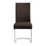 SCHWINGSTUHL Lederlook Dunkelbraun, Edelstahlfarben - Edelstahlfarben/Dunkelbraun, Design, Textil/Metall (48/99/69cm) - Valnatura SCHWINGSTUHL Lederlook Dunkelbraun, Edelstahlfarben - Edelstahlfarben/Dunkelbraun, Design, Textil/Metall (48/99/69cm) - Valnatura