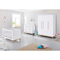 BABYZIMMER PINOLINO RIVA  - Eschefarben/Weiß, Design, Holzwerkstoff - Pinolino