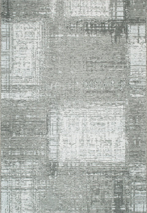 Novel Outdoorteppich Amalfi Grau, Hellgrau, Dunkelgrau 60x110 cm
