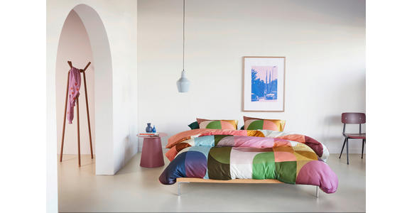 WENDEBETTWÄSCHE Sway Satin 140/200 cm  - Multicolor, Basics, Textil (140/200cm) - Novel