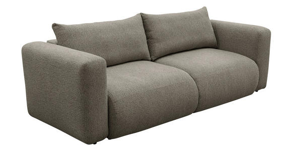 SCHLAFSOFA Flachgewebe Braun  inkl.  - Schwarz/Braun, MODERN, Kunststoff/Textil (248/94/109cm) - Carryhome