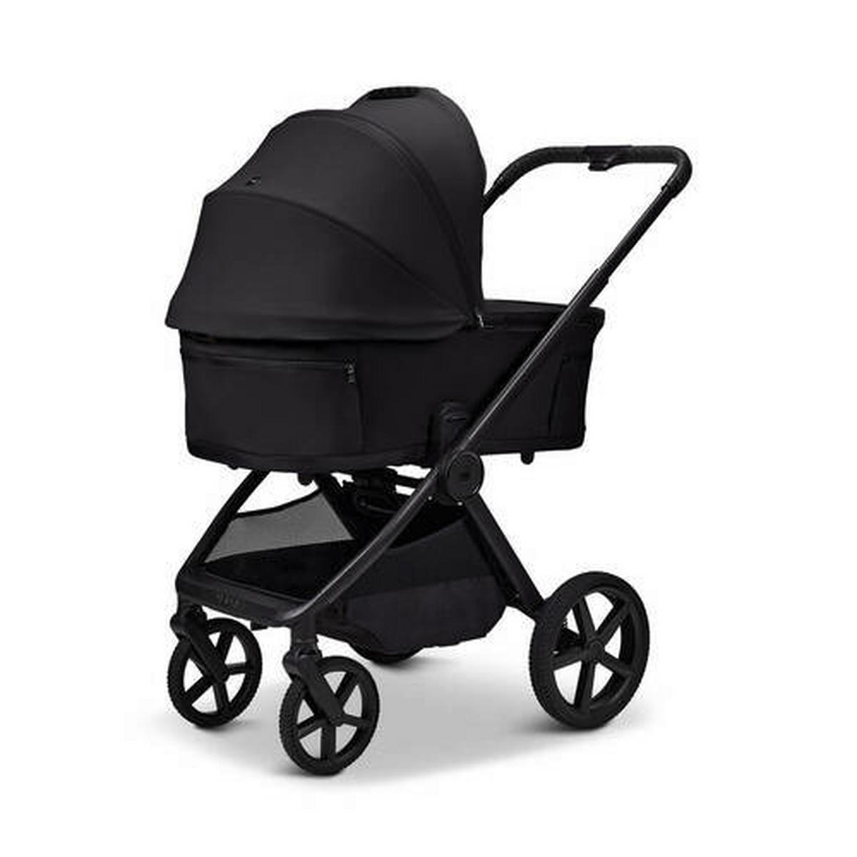 KOMBIKINDERWAGEN  Gio Fold ETPU  Onyx  - Schwarz, Basics, Textil/Metall (120/58/92cm) - Moon Edition