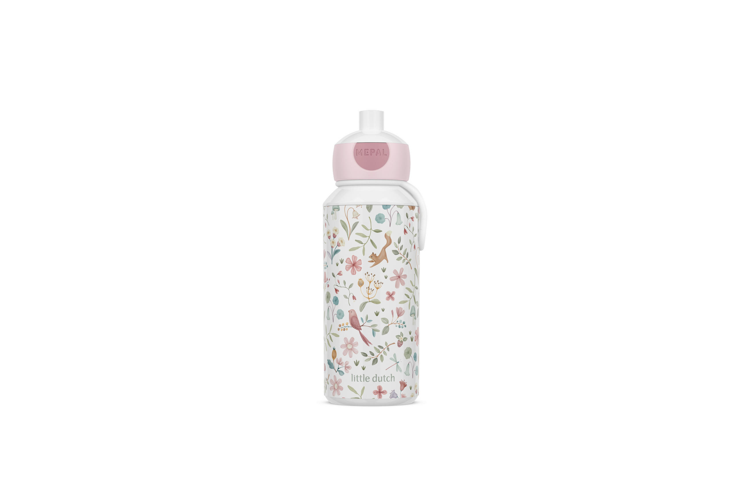 KINDERTRINKFLASCHE  - Hellrosa/Weiß, KONVENTIONELL, Kunststoff (6,4/7,0/18,4cm) - Mepal