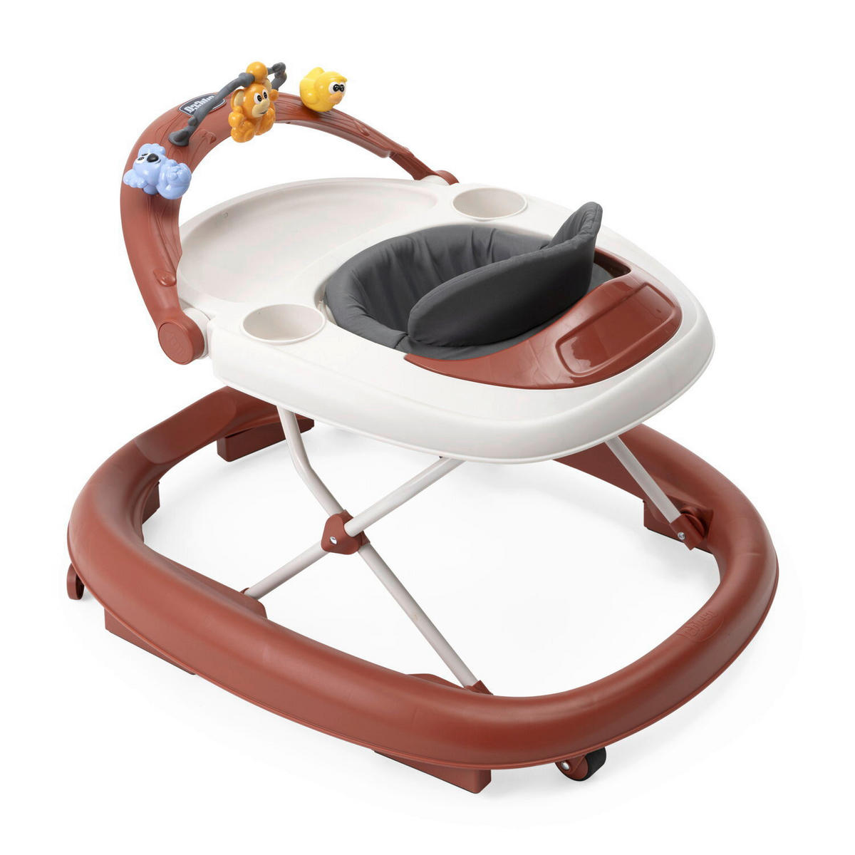 LAUFLERNWAGEN - Rotbraun/Dunkelgrau, Basics (47/45/81cm) - Chicco
