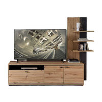 LOWBOARD  in 70/181/24 cm  - Graphitfarben/Schwarz, Design, Holzwerkstoff/Metall (70/181/24cm) - Livetastic