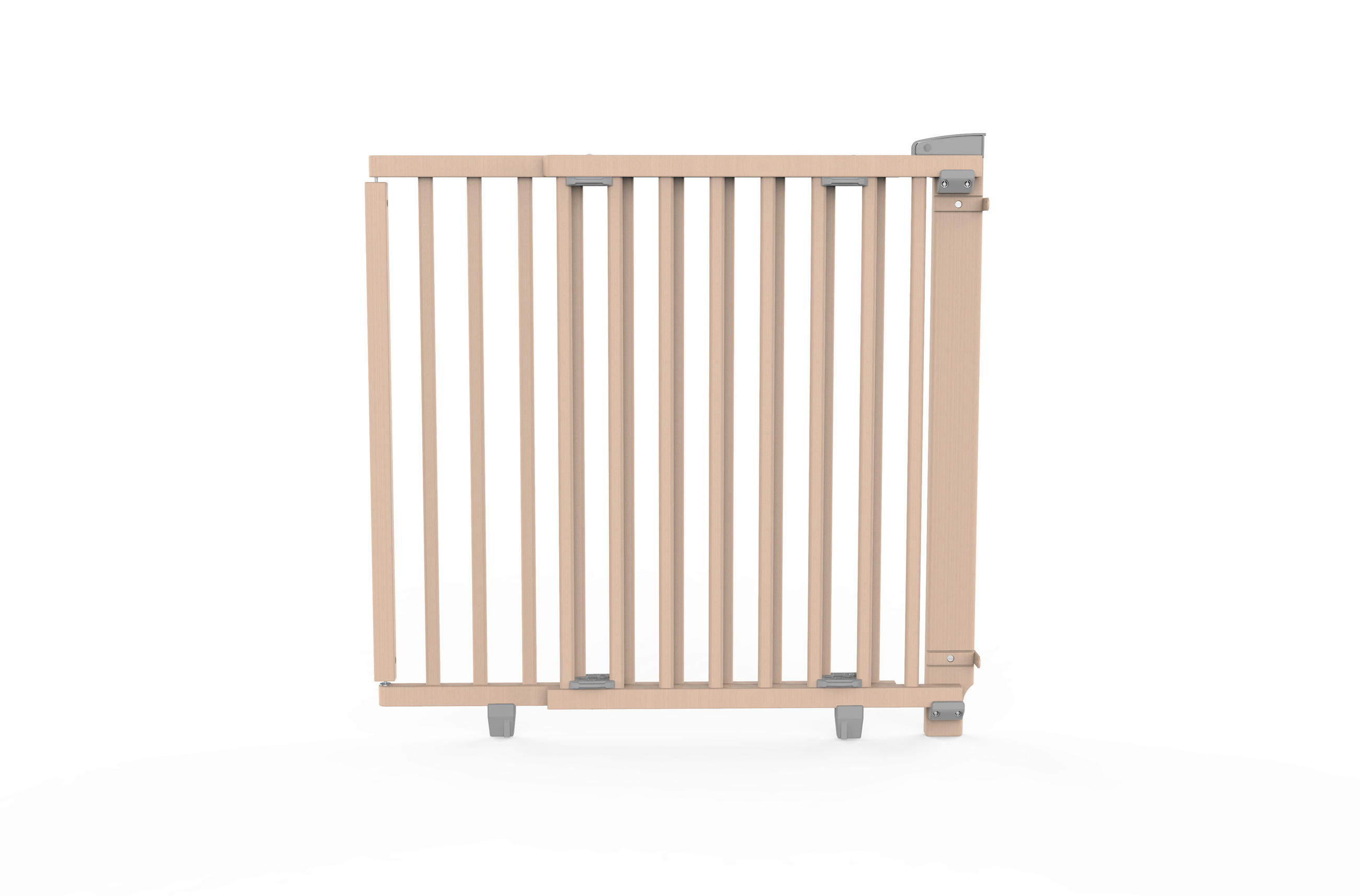 TÜRSCHUTZGITTER zum Schrauben 133/81,5 cm  - Naturfarben, Basics, Holz (133/81,5cm) - Geuther