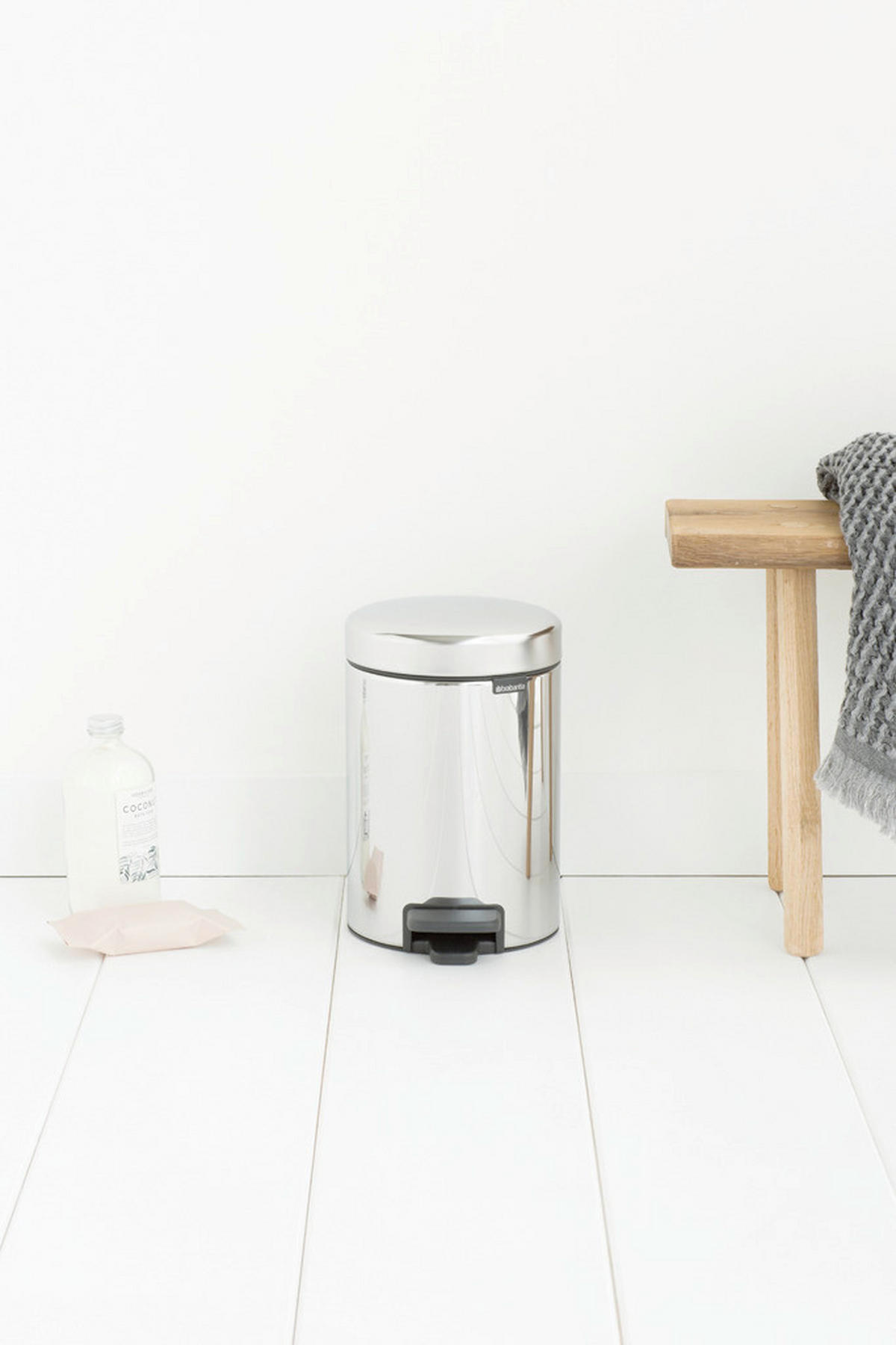KANTA ZA SMEĆE  3 l   - siva/srebrna, Osnovno, metal/plastika (16.8/26.4/23.5cm) - Brabantia