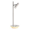 LED-TISCHLEUCHTE Brahe 15/45 cm   - Weiß, KONVENTIONELL, Metall (15/45cm)
