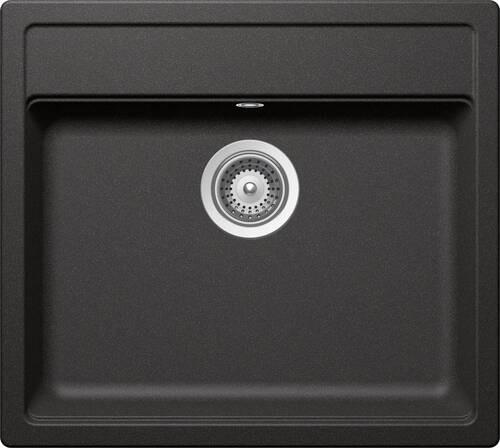 SPÜLE MONO N-100-A / MONN100ASTO  - Graphitfarben, Basics, Stein (57/51cm) - Schock