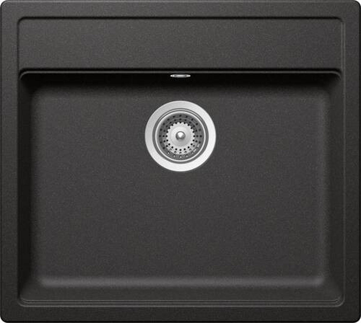 SPÜLE MONN100USTO  - Graphitfarben, Basics, Stein (57/51cm) - Schock