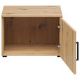 AUFSATZSCHRANK 50/35/40 cm  - Schwarz/Eiche Artisan, MODERN, Holzwerkstoff/Kunststoff (50/35/40cm) - Carryhome