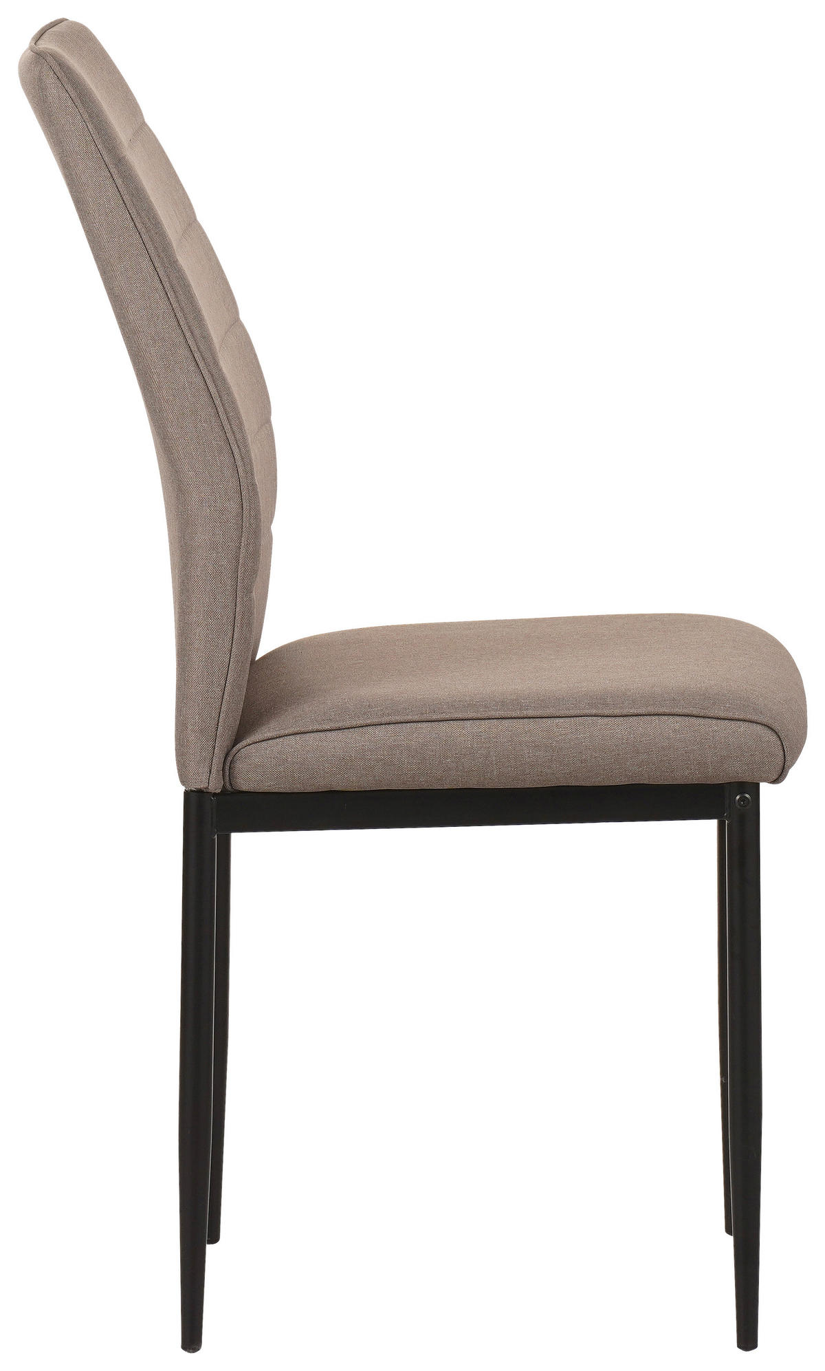 STOLIČKA, 43,5/96/58 cm - čierna/taupe, Modern, kov/textil (43,5/96/58cm) - Carryhome