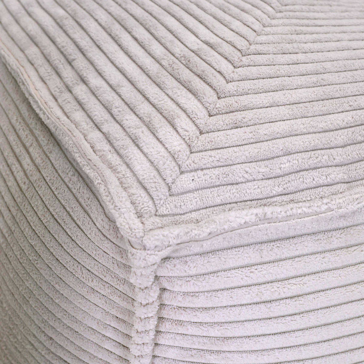 HOCKER Cord Naturfarben  - Naturfarben, KONVENTIONELL, Textil (65/45/65cm) - Carryhome
