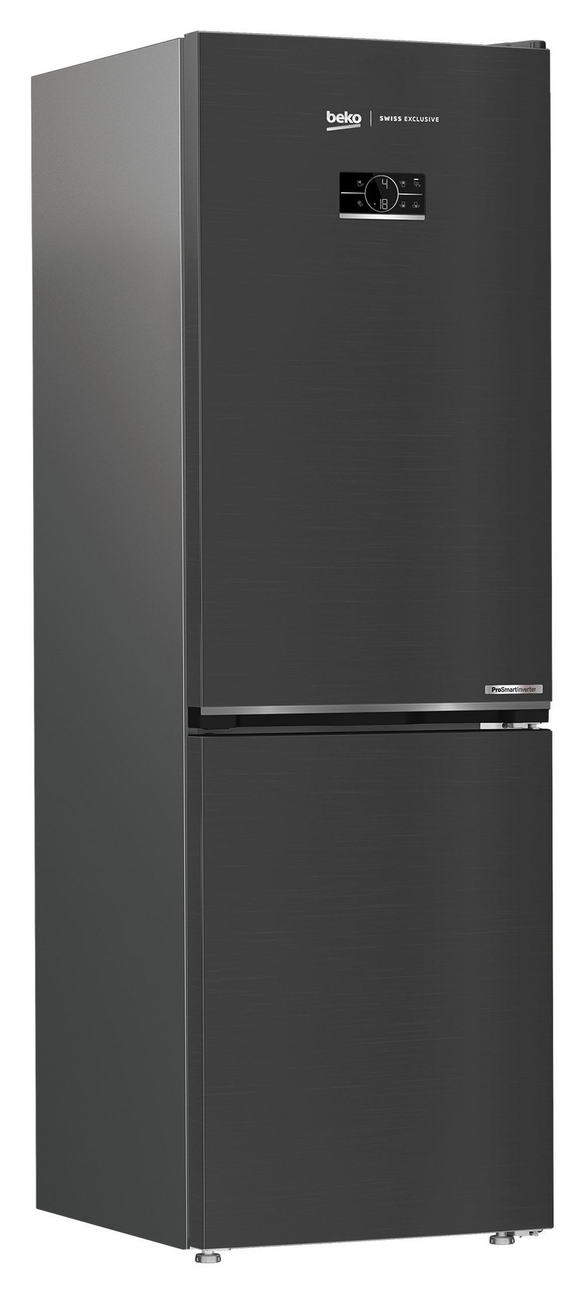 KÜHL-GEFRIER-KOMBINATION KG530  - Grau, Kunststoff/Metall (59,5/186,5/66,3cm) - Beko